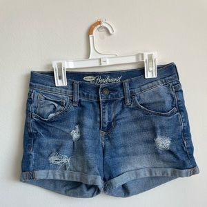 Old Navy Boyfriend Denim Shorts, Size 0